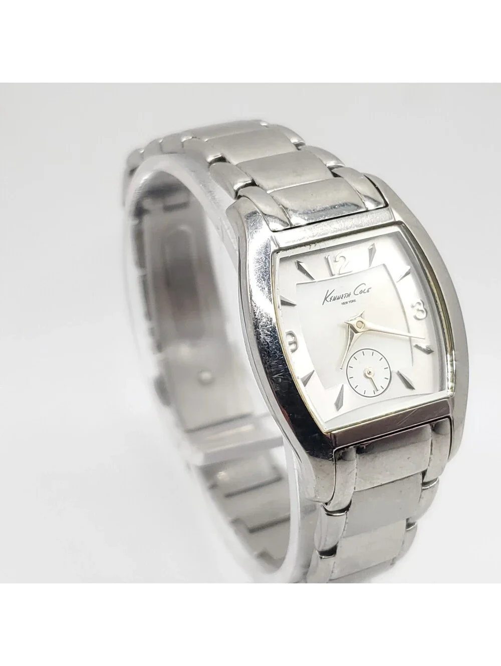 Kenneth Cole Reaction Watch Women 24mm KC4497  MOP Second Dial New Battery